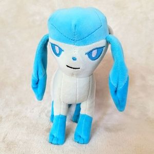 Pokemon Glaceon 7" eeveelution Japan pokemon center Stuffed plush toy